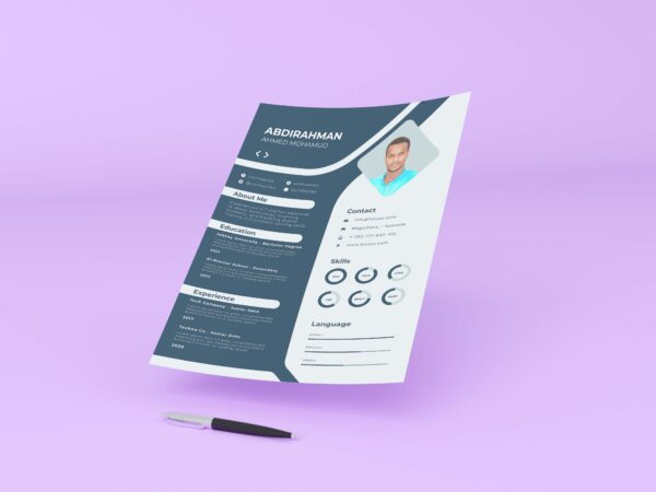 01 Modern CV / Resume Template (AI)