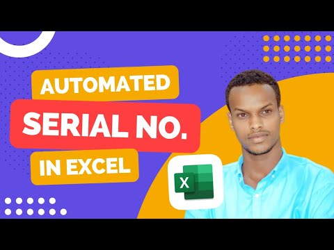 Automated Serial Number Generator in Excel