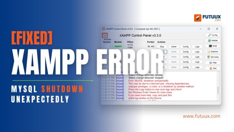 Repairing a Corrupted MySQL Database